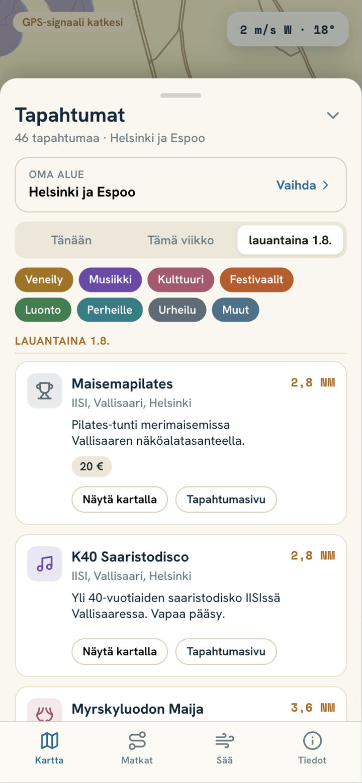 Luotsi — Tapahtumat-kalenteri: 46 tapahtumaa Helsingin ja Espoon alueella